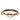 Brown Hermès Gold Plated and Leather Jumbo Hook Double Tour Bracelet