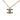 Gold Chanel CC Gold Plated Strass Pendant Necklace