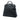 Black Chanel Extra Large Quilted Coated Canvas Expandable Zip Travel Bag