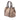 Beige Prada Canvas Canapa Logo Bow Satchel