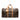 Brown Louis Vuitton Monogram Keepall 50 Travel Bag