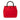 Red Gucci Wool and Calfskin Bamboo Top Handle Bag