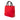 Red Gucci Wool and Calfskin Bamboo Top Handle Bag