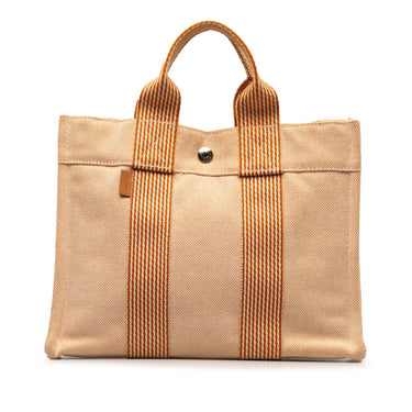 Tan Hermes Herline PM Handbag - Designer Revival