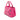 Pink Prada Small Canvas Canapa Grommet Satchel