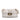 White Fendi Leather Chain Baguette Crossbody Bag
