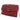 Red Chanel Quilted Calfskin Double Stitch Hamptons Clutch with Chain Satchel