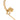 Gold Dior Gold Plated CD Strass Pendant Necklace