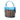 Blue Burberry Medium Mega Check Canvas and Leather Sycamore Hobo Satchel