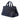 Gray Prada Studded Denim Canapa Logo Satchel