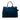 Blue Fendi Medium Shearling 2Jours Satchel