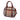 Brown Burberry Small Leather Trimmed House Check Canvas Bridle Orchard Satchel