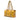 Gold Chanel Medium Crinkled Patent Luxe Ligne Tote