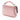 Pink Fendi Silk Baguette Phone Pouch Satchel