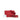 Red Prada Vitello Daino Flap Crossbody - Designer Revival