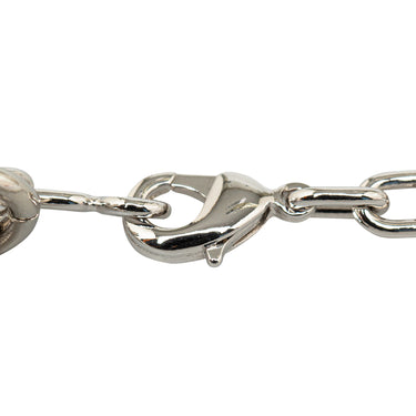 Silver Cartier Silver-Tone Key Chain - Designer Revival
