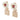 Gold Chanel CC Gold Plated Faux Pearl Strass Push Back Earrings