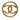Gold Chanel CC Gold Plated Round Brooch