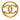 Gold Chanel CC Gold Plated Round Brooch