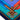 Blue Hermès Les Sangles Silk Scarf 90 Scarves