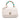 White Chanel Extra Mini Quilted Goatskin Rainbow Top Handle Flap Satchel