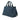Blue Prada Large Denim Canapa Logo Tote Satchel