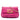 Pink Fendi Leather Fendista Pochette Crossbody