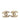 Gold Chanel CC Gold Plated Crystal Earrings