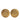 Gold Chanel Gold Plated CC Round Shield Clip on Earrings - Designer Revival
