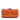 Orange Chanel Mini Square Classic Patent Striped Single Flap Crossbody Bag