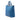 Blue Prada Vitello Daino Open Convertible Tote Satchel