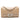 Gold Chanel Small Quilted Iridescent Lambskin Pearl CC Crystal Flap Crossbody Bag