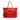 Red Gucci Bamboo Tassel Tote