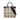 Beige Burberry House Check Canvas Convertible Tote Satchel