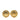 Gold Chanel Gold Plated CC Round Clip on Earrings