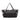 Brown Gucci Large Pebbled Calfskin Bamboo Bar Tote