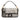 White Fendi Joshua Vides California Sky Medium Embossed Leather Baguette Satchel - Designer Revival