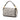 White Fendi Joshua Vides California Sky Medium Embossed Leather Baguette Satchel - Designer Revival