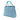 Blue Prada Medium Bicolor Saffiano Cuir Double Satchel