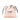 Pink Fendi Small Leather Logo Drawstring Crossbody