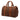 Brown Burberry Logo Printed Canvas Boston Bag