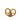 Gold Louis Vuitton Gold Plated Monogram Sweet Heart Ring