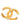 Gold Chanel CC Gold Plated Lava Tassel Brooch