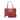 Red Prada Vitello Daino Shopping Tote - Designer Revival