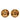 Gold Chanel CC Gold Plated Strass Round Clip On Earrings