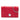 Red Dior Grained Calfskin Diorama Wallet on Chain Crossbody Bag