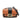 Brown Fendi Mini Bicolor Nappa Apolo Chain Baguette Shoulder Bag