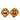 Gold Chanel CC Gold Plated Rhombus Clip On Earrings