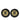 Black Chanel CC Resin and Gold Plated Stud Button Push Back Earring