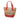 Beige Burberry Haymarket Check Canvas Handbag